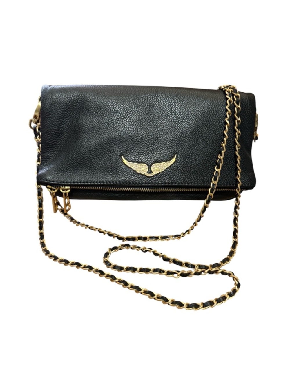 ZADIG & VOLTAIRE Rock Leather Shoulder Bag - NWT